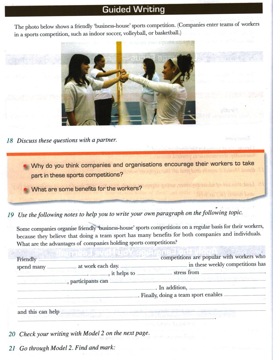 Lessons for IELTS Writing: SPORT